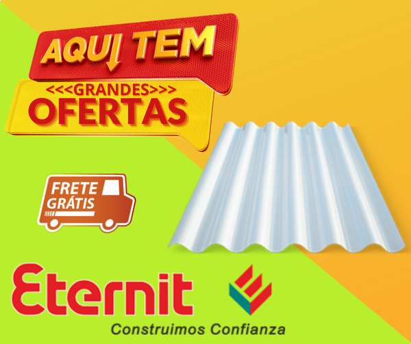 Tijolo de Fábrica Pe - Telha Eternit 2.44 x 1.10 (5mm) (Frete Grátis) R ...